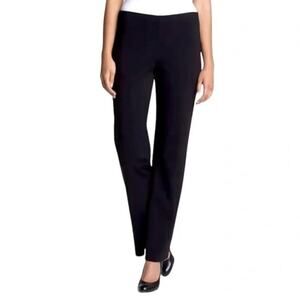 Eileen Fisher Womens Ponte Black Stretch Pull On Pants Casual‎ Size XS Corp Core